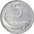 Coin, Italy, 5 Lire, 1971, Rome, EF(40-45), Aluminum, KM:92