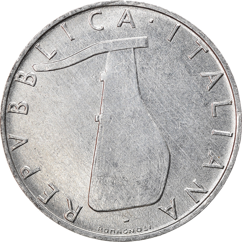 Moneta, Italia, 5 Lire, 1979, Rome, BB, Alluminio, KM:92