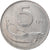 Coin, Italy, 5 Lire, 1988, Rome, EF(40-45), Aluminum, KM:92
