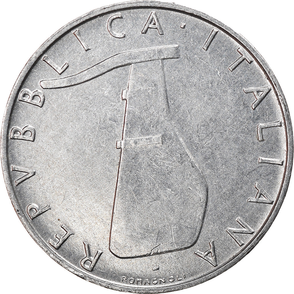 Moneda, Italia, 5 Lire, 1987, Rome, MBC, Aluminio, KM:92