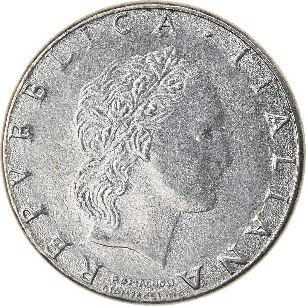 Münze, Italien, 50 Lire, 1990, Rome, SS, Stainless Steel, KM:95.2