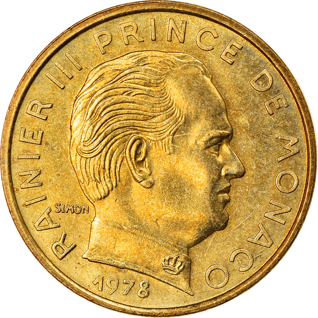 Moneta, Monaco, Rainier III, 5 Centimes, 1978, BB, Alluminio-bronzo, KM:156