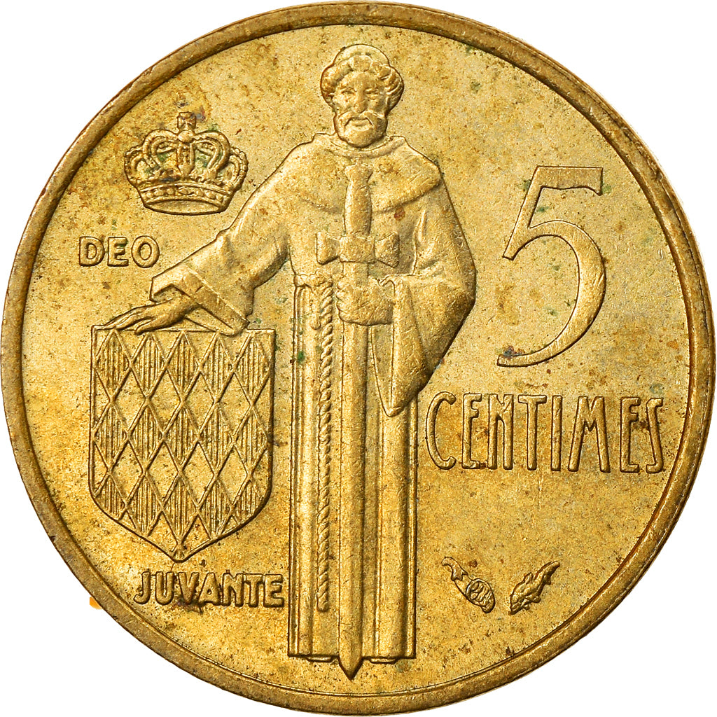 Coin, Monaco, Rainier III, 5 Centimes, 1978, EF(40-45), Aluminum-Bronze, KM:156