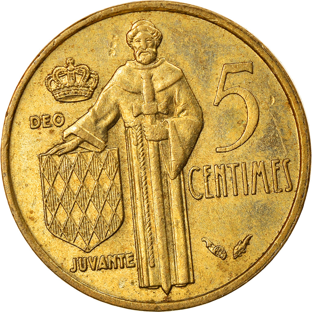 Coin, Monaco, Rainier III, 5 Centimes, 1978, EF(40-45), Aluminum-Bronze, KM:156