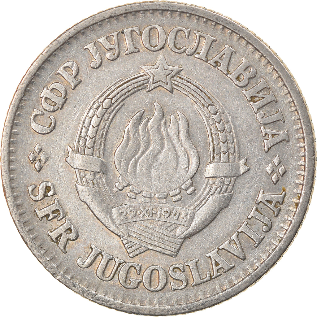 Moneta, Iugoslavia, Dinar, 1968, BB, Rame-nichel, KM:47