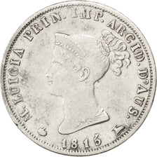 Italy, 10 Soldi, 1815, KM #27, EF(40-45), Silver, 2.48