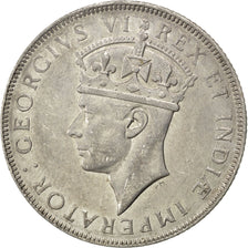 EAST AFRICA, Shilling, 1944, KM #28.1, EF(40-45), Silver, 27.7, 7.61