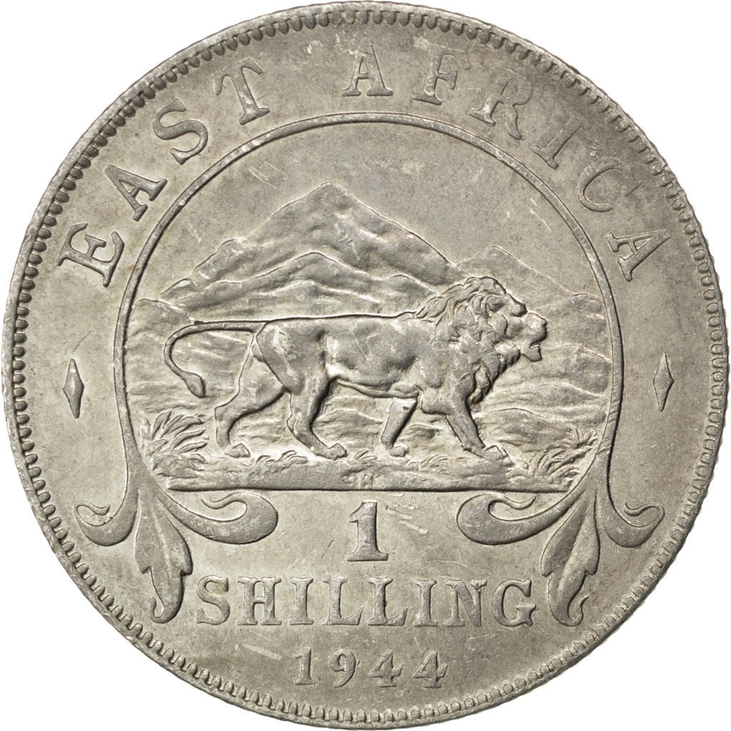 EAST AFRICA, Shilling, 1944, KM #28.1, EF(40-45), Silver, 27.7, 7.61