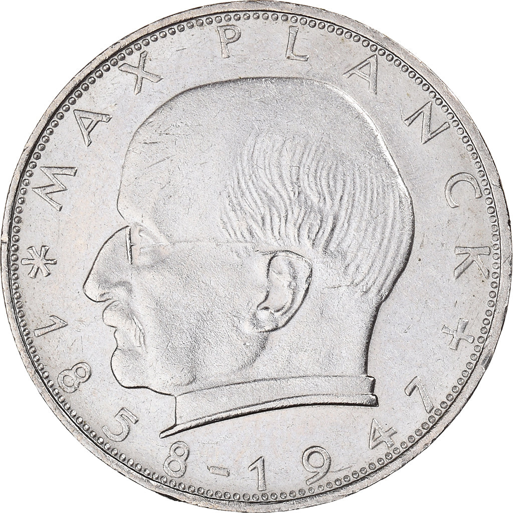 Coin, GERMANY - FEDERAL REPUBLIC, 2 Mark, 1969, Stuttgart, AU(50-53)