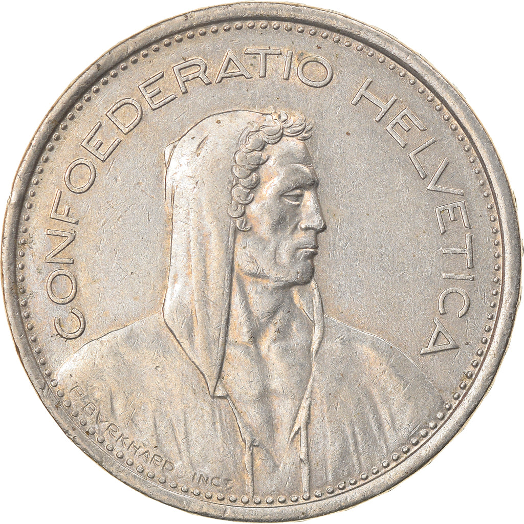 Münze, Schweiz, 5 Francs, 1968, Bern, SS, Copper-nickel, KM:40a.1