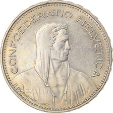 Coin, Switzerland, 5 Francs, 1996, Bern, EF(40-45), Copper-nickel, KM:40a.4