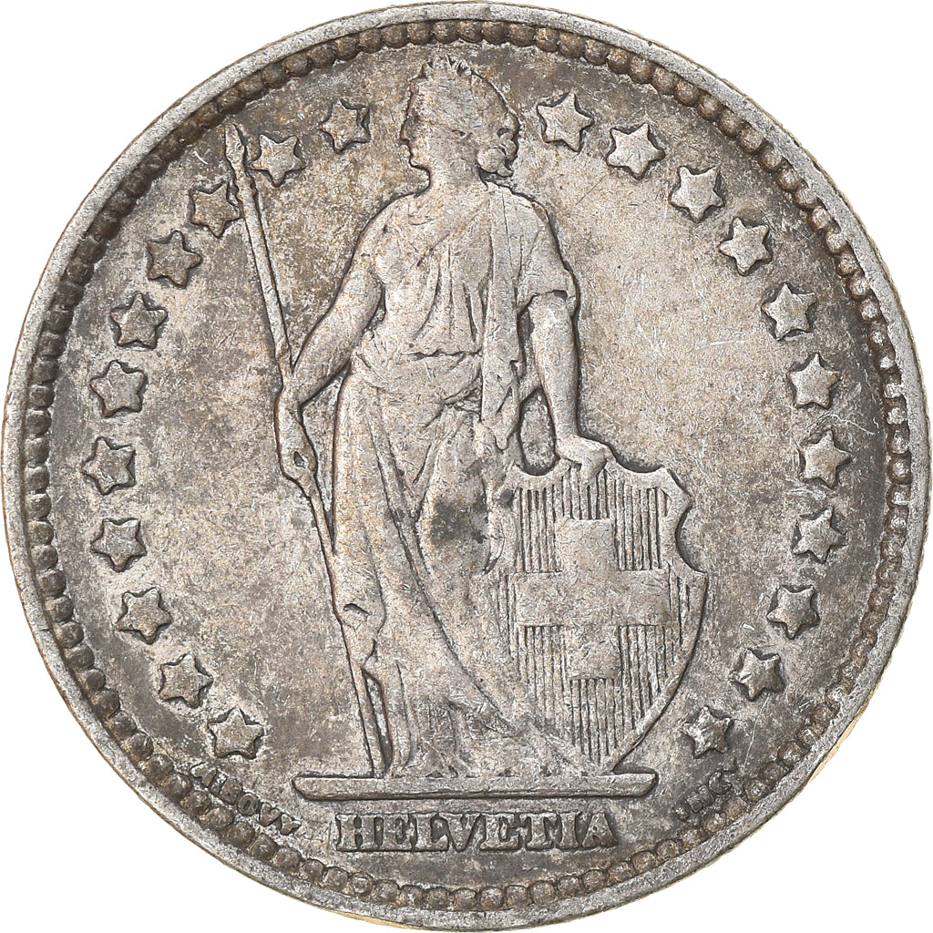 Coin, Switzerland, Franc, 1914, VF(30-35), Silver, KM:24