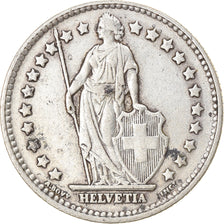 Moneta, Svizzera, Franc, 1939, BB, Argento, KM:24