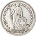 Moneta, Svizzera, Franc, 1939, BB, Argento, KM:24