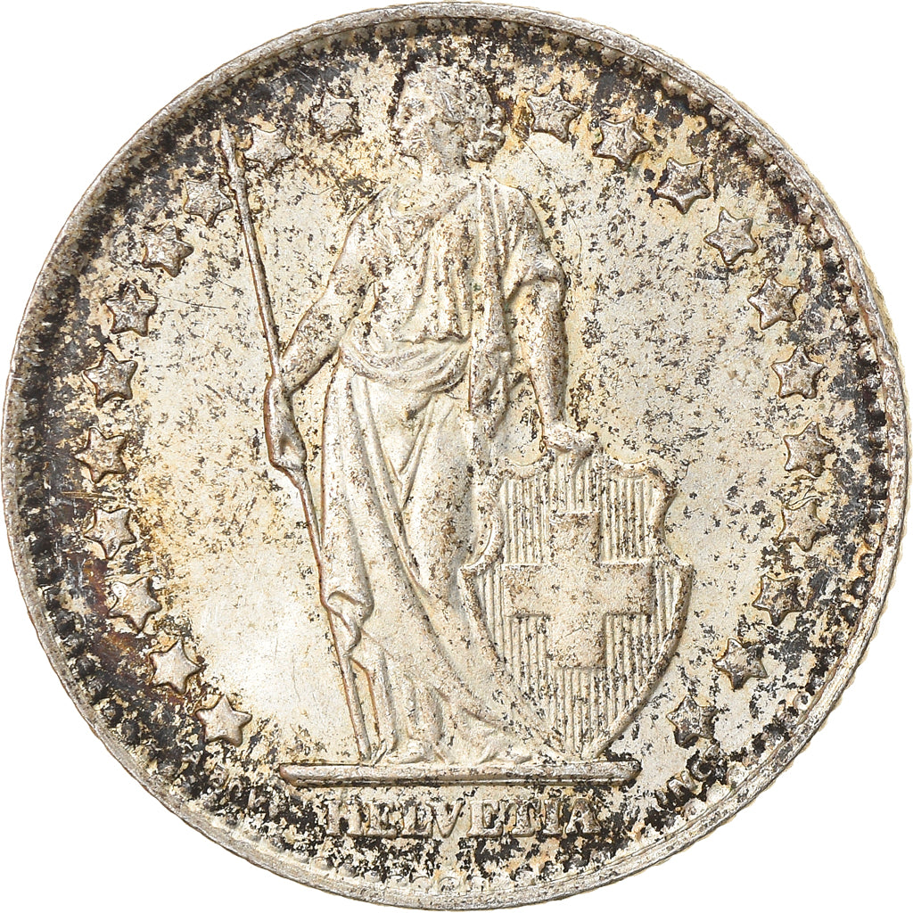 Coin, Switzerland, Franc, 1964, EF(40-45), Silver, KM:24