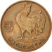 MADAGASCAR, Franc, 1943, Pretoria, KM #2, EF(40-45), Bronze, 5.53