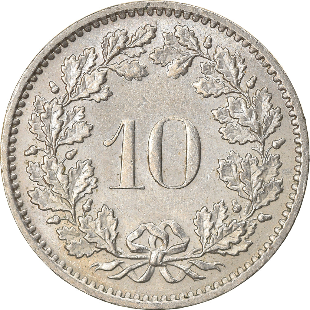 Monnaie, Suisse, 10 Rappen, 1970, Bern, TTB, Copper-nickel, KM:27