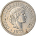 Coin, Switzerland, 10 Rappen, 1972, Bern, EF(40-45), Copper-nickel, KM:27