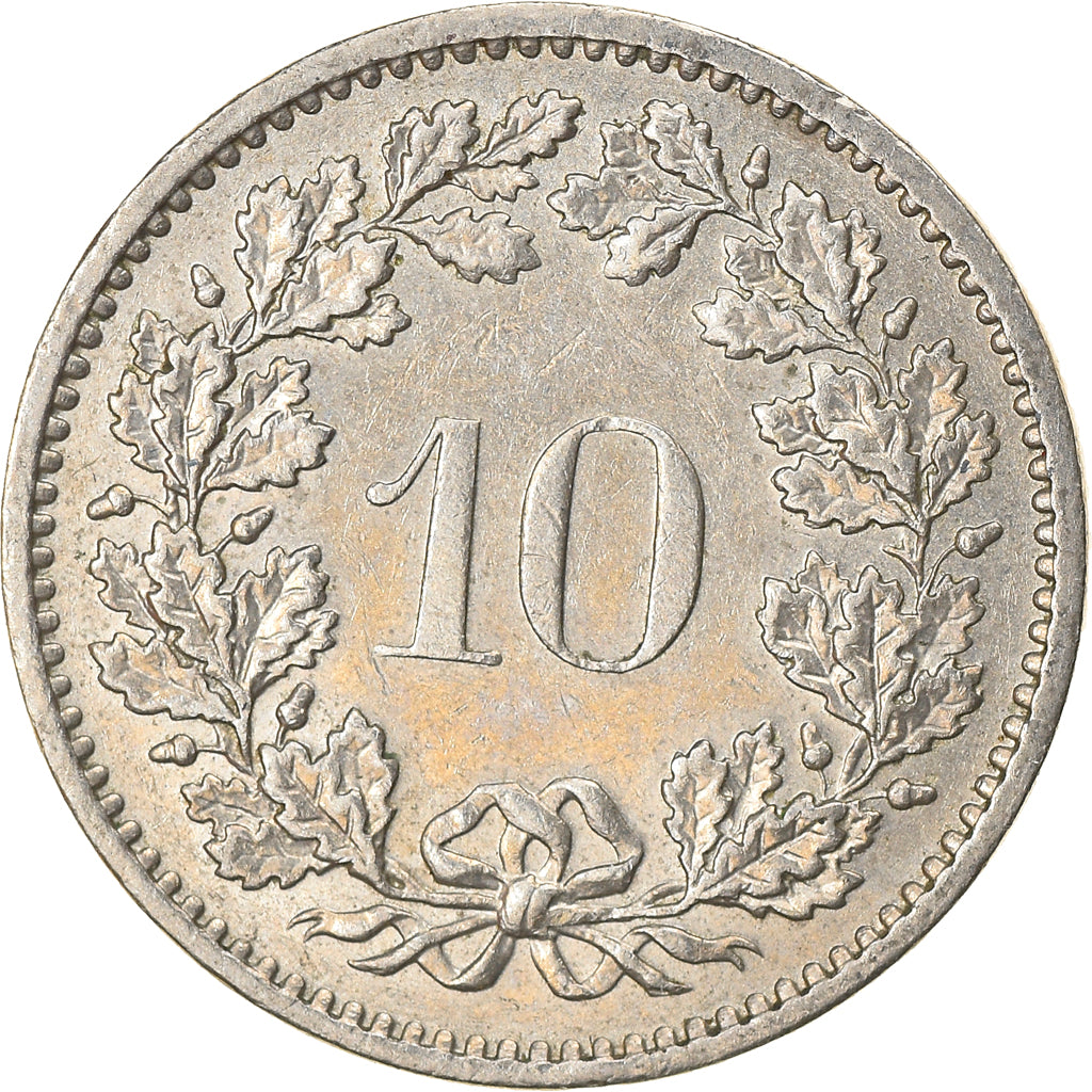 Monnaie, Suisse, 10 Rappen, 1973, Bern, TTB, Copper-nickel, KM:27