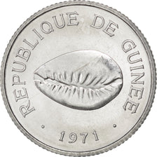 GUINEA, 50 Cauris, 1971, KM #42, MS(64), Aluminum, 0.68