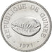 GUINEA, 50 Cauris, 1971, KM #42, MS(64), Aluminum, 0.68