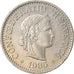 Moeda, Suíça, 10 Rappen, 1985, Bern, EF(40-45), Cobre-níquel, KM:27