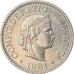 Münze, Schweiz, 10 Rappen, 1981, Bern, SS, Copper-nickel, KM:27