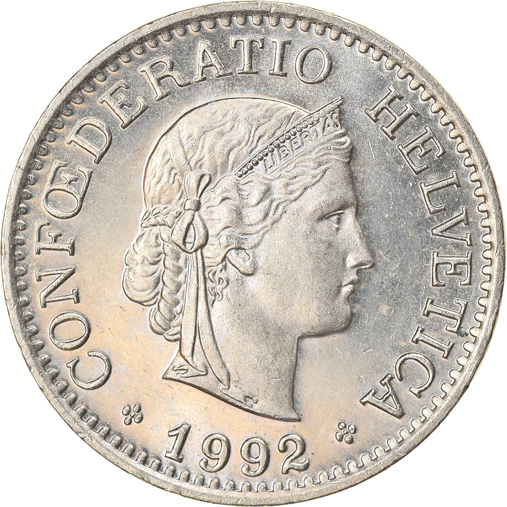Monnaie, Suisse, 10 Rappen, 1992, Bern, SUP, Copper-nickel, KM:27