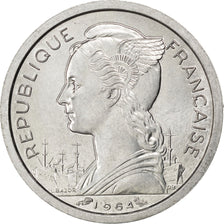 COMOROS, Franc, 1964, Paris, KM #4, MS(64), Aluminum, 1.29
