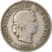 Monnaie, Suisse, 5 Rappen, 1891, Bern, TB+, Copper-nickel, KM:26