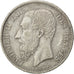 BELGIUM, 50 Centimes, 1866, KM #26, EF(40-45), Silver, 2.44