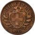 Coin, Switzerland, 2 Rappen, 1919, Bern, EF(40-45), Bronze, KM:4.2