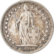 Coin, Switzerland, 1/2 Franc, 1928, Bern, VF(30-35), Silver, KM:23