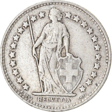 Coin, Switzerland, 1/2 Franc, 1944, Bern, VF(30-35), Silver, KM:23