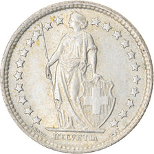 Coin, Switzerland, 1/2 Franc, 1963, Bern, AU(55-58), Silver, KM:23