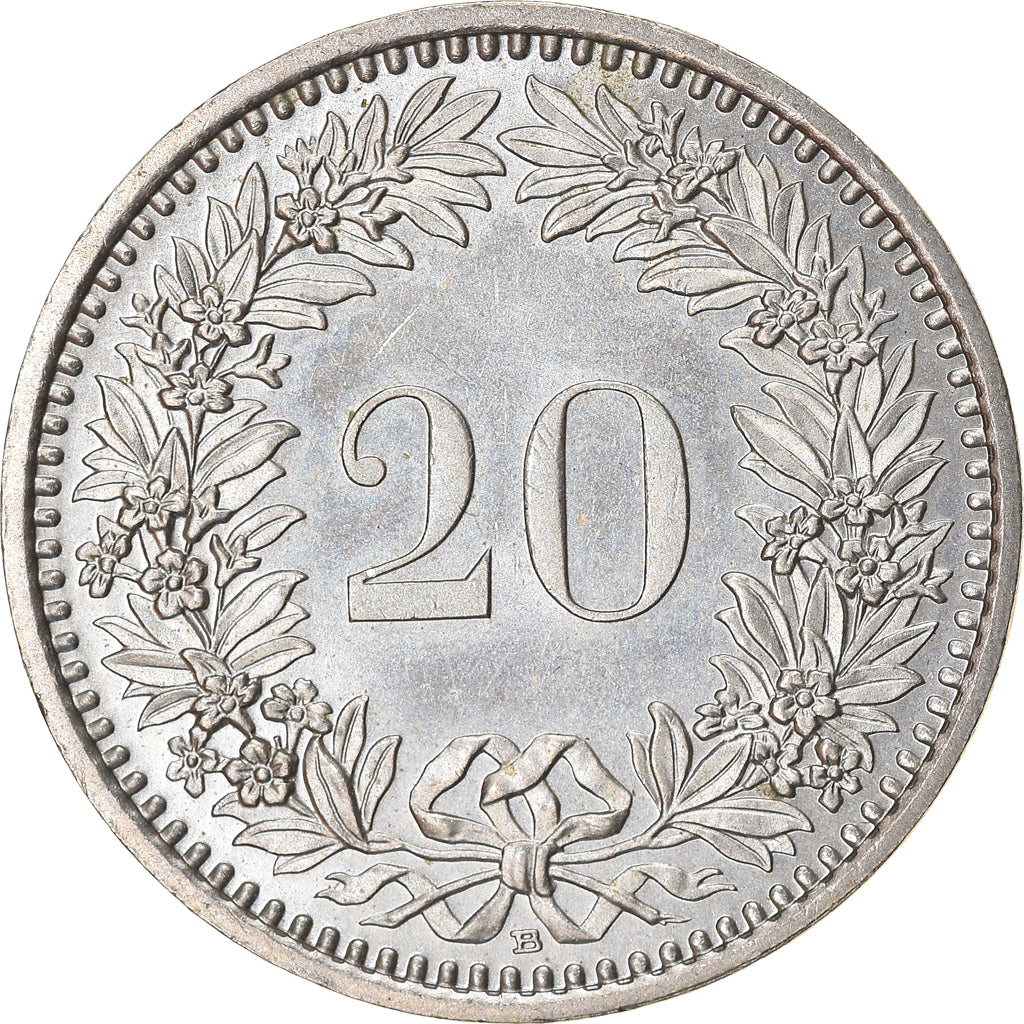 Monnaie, Suisse, 20 Rappen, 1994, Bern, SPL, Copper-nickel, KM:29a
