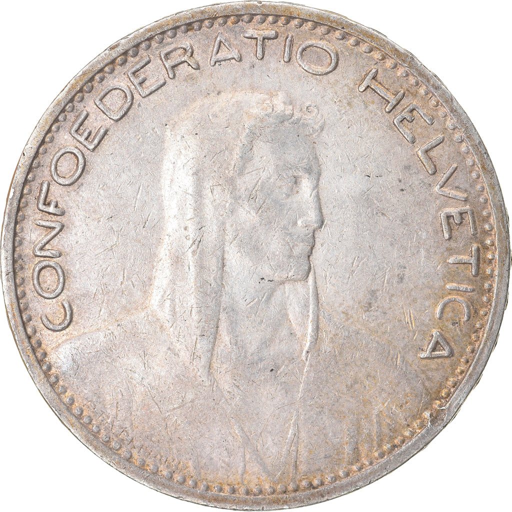 Coin, Switzerland, 5 Francs, 1923, Bern, VF(30-35), Silver, KM:37