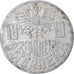 Coin, Austria, 10 Groschen, 1961, Vienna, EF(40-45), Aluminum, KM:2878