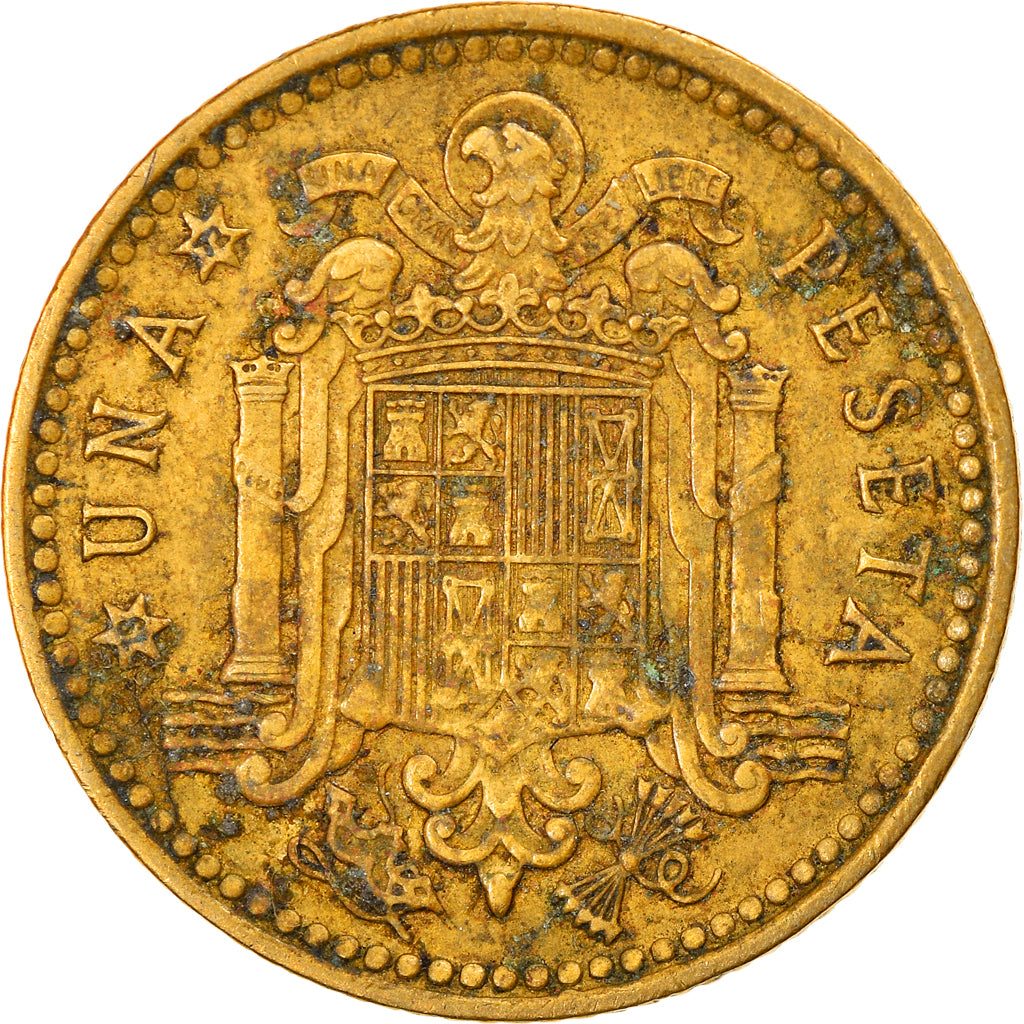 Munten, Spanje, Francisco Franco, caudillo, Peseta, 1972, FR, Aluminum-Bronze