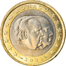 Monaco, Euro, 2001, AU(55-58), Bi-Metallic, KM:173
