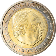 Monaco, 2 Euro, 2001, VZ, Bi-Metallic, KM:174