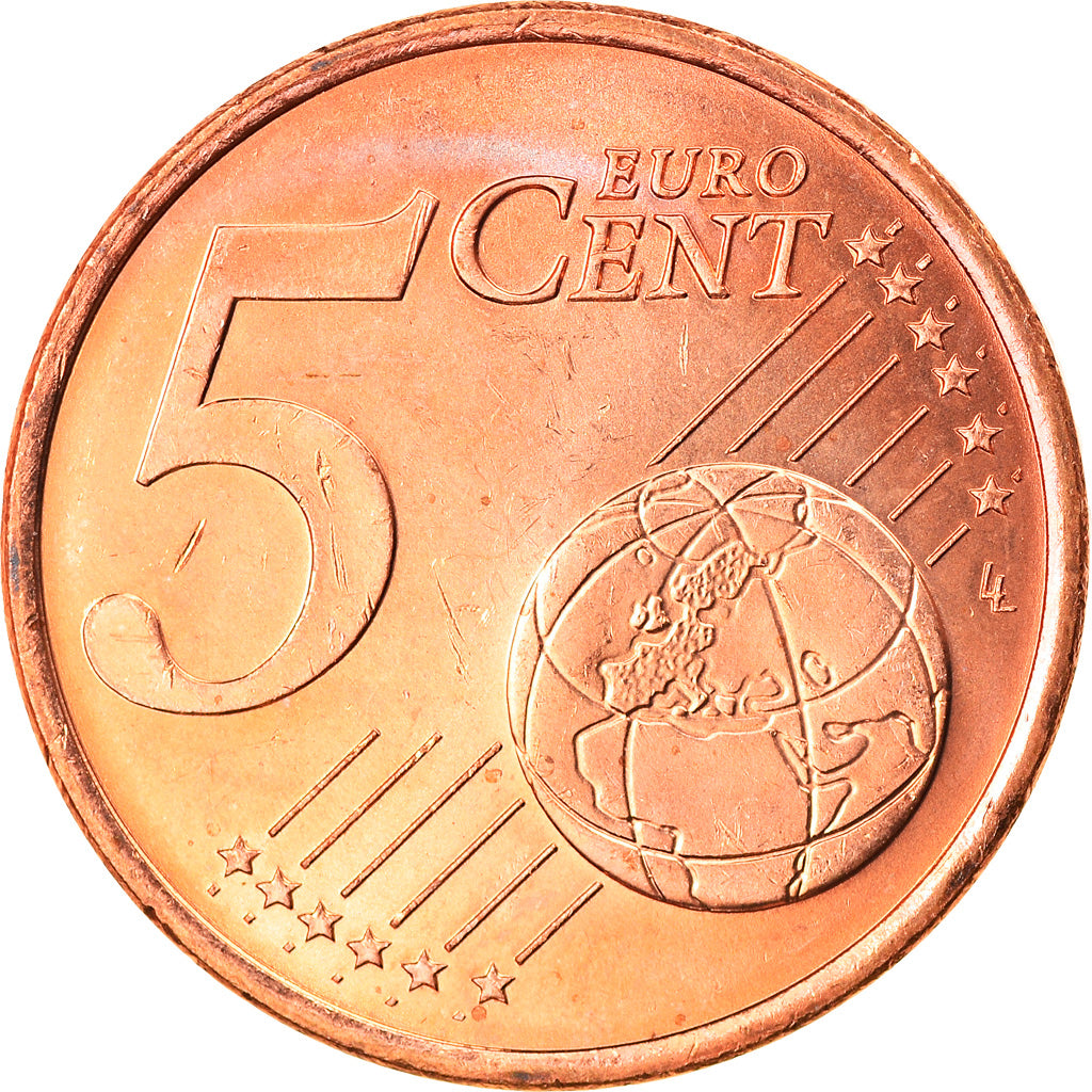 Monaco, 5 Euro Cent, 2001, AU(55-58), Copper Plated Steel, KM:169