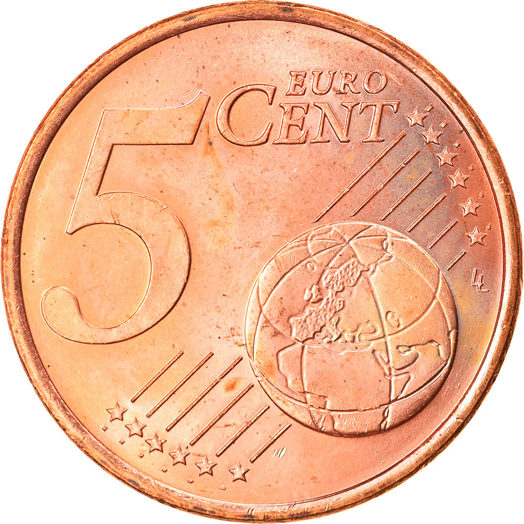 Monaco, 5 Euro Cent, 2001, AU(55-58), Copper Plated Steel, KM:169