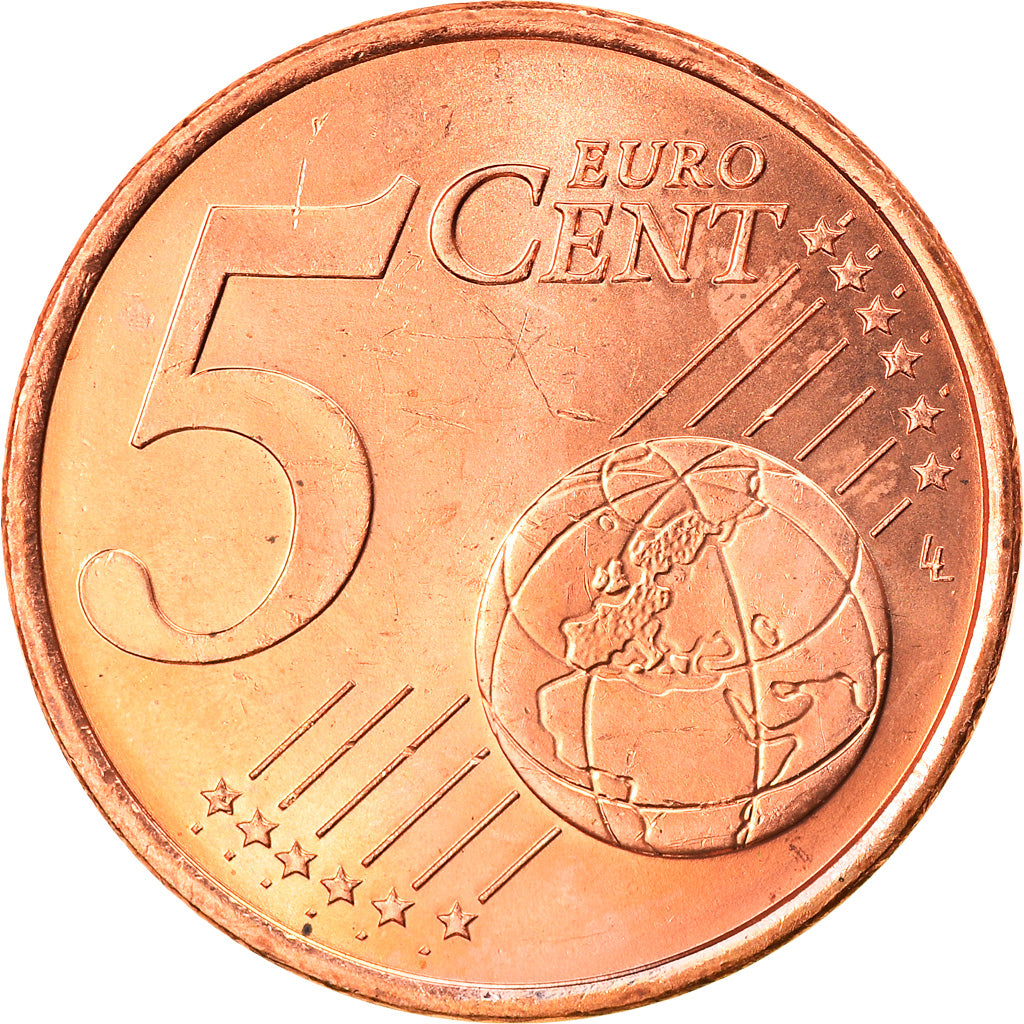 Monaco, 5 Euro Cent, 2001, AU(55-58), Copper Plated Steel, KM:169