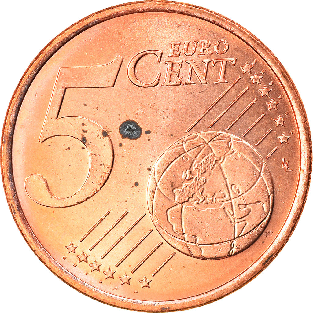 Monaco, 5 Euro Cent, 2001, AU(55-58), Copper Plated Steel, KM:169