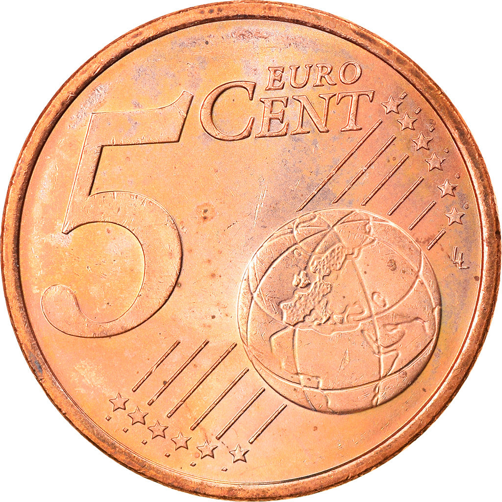 Monaco, 5 Euro Cent, 2001, AU(55-58), Copper Plated Steel, KM:169
