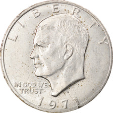 Coin, United States, Eisenhower Dollar, Dollar, 1971, U.S. Mint, Denver