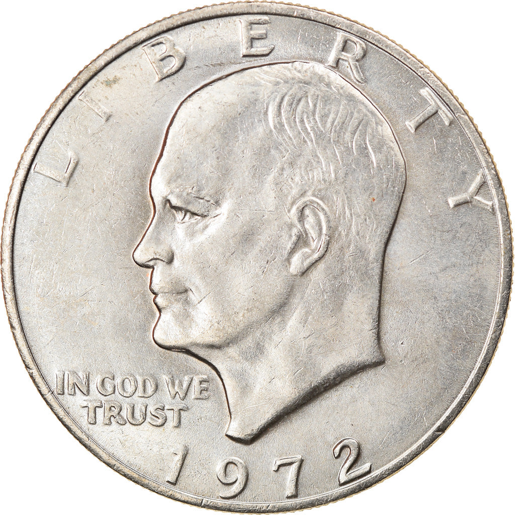 Coin, United States, Eisenhower Dollar, Dollar, 1972, U.S. Mint, Philadelphia