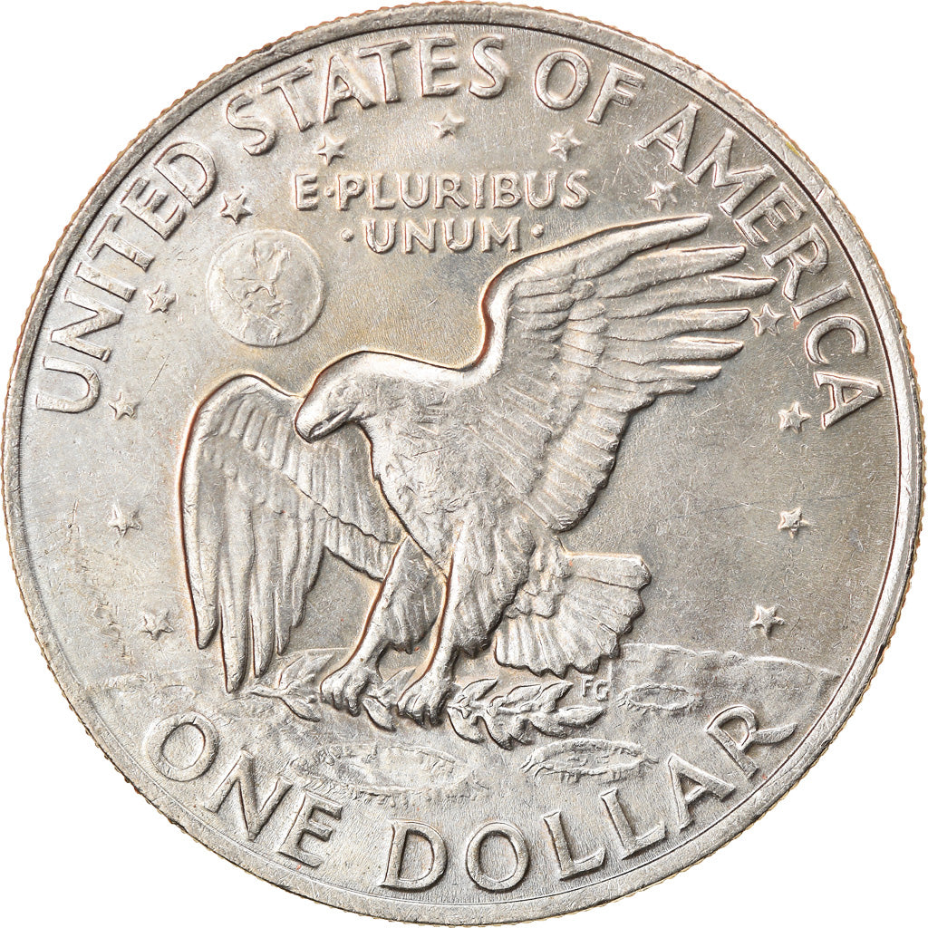 Coin, United States, Eisenhower Dollar, Dollar, 1972, U.S. Mint, Philadelphia