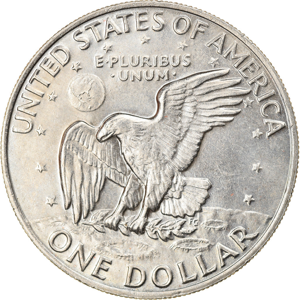 Coin, United States, Eisenhower Dollar, Dollar, 1972, U.S. Mint, Philadelphia